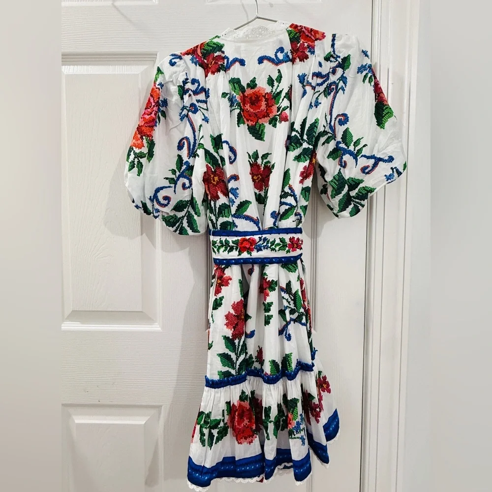 FARM Rio Colorful Floral Mini Dress - Picture 8 of 9